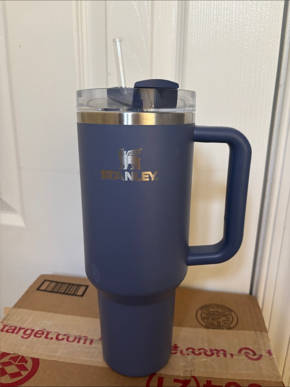 Stanley Purple Insulated Travel Mug with Handle
